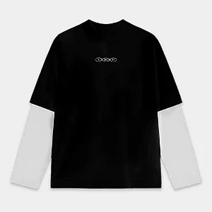 Camiseta Take-Off Layer V2 Longsleeve Black White