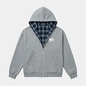 Moletom Take-Off Reversible v1 Flannel Jacket Gray