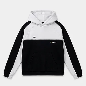 Moletom Take-Off Frontline Hoodie Black White