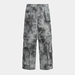 Calça Take-Off Tactical Snakeskin Baggy to Jorts Gray
