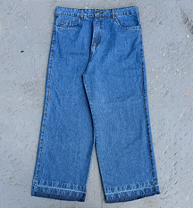 Calça RAPHA Pants Washed Denim Jeans Blue