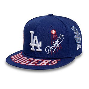 Boné New Era 59FIFTY MLB Los Angeles Dodgers All Over Royal Blue