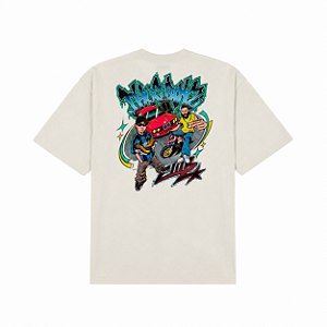 Camiseta Thug Nine Thug Boyz Br Off White