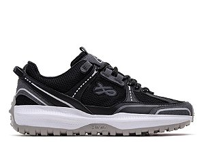 Tênis Öus Hevea 25 OE Preto Branco Cinza
