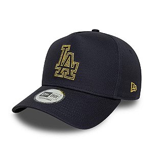 Boné New Era 9FORTY MLB A-Frame Los Angeles Dodgers Metallic Outline Navy