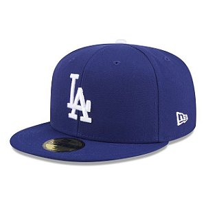 Boné New Era 59FIFTY MLB Los Angeles Dodgers World Series Royal Blue