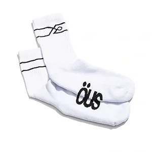 Meia Öus Filigrama Cano Longo White