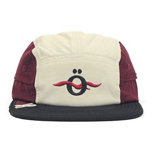 Boné Öus 5 Panel Phibo Ö Areia Vinho