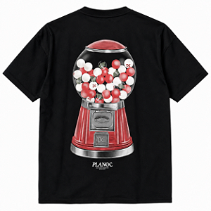 Camiseta PLANO C Vending Machine Black