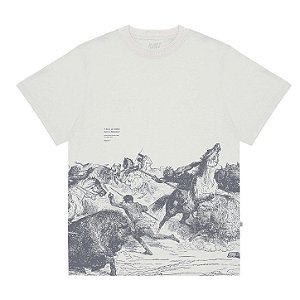 Camiseta PLANO C Buffalo Hunting White