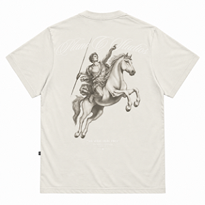 Camiseta PLANO C Rider Rugby Off White