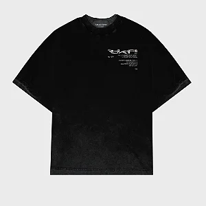 Camiseta Take-Off Faded Black/Grey Boxy Tee
