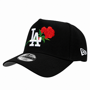Boné New Era 9Forty A-Frame MLB Los Angeles Dodgers "50th Anniversary" Edition Black