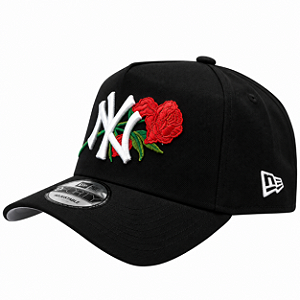 Boné New Era 9Forty A-Frame MLB New York Yankees "World Series" Edition Black