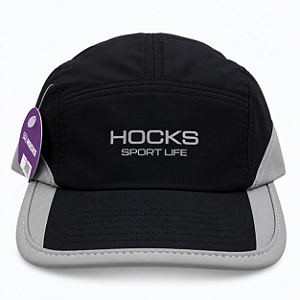 Boné Hocks 5 Panel Sport Life Black