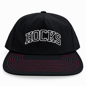 Boné Hocks 6 Panel Classic SP Strapback Black