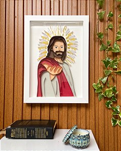 Quadro Jesus Convida