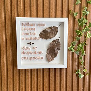 Quadro Folhas caem