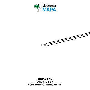 Ripao Garapeira 2x5 cm - MT