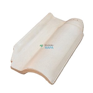 TELHA OURO BLANCO MARFIM ESMALTADA 2 FACES