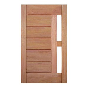 PORTA BBB MACICA 1,20 MT CEDRO ARANA COM VITRO VERTICAL - MAPAF