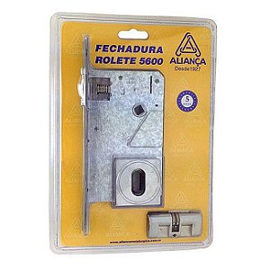 FECHADURA ALIAN?A ROLETE F-5600/10 CR BLISTER
