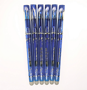 Caneta Gel Apagável Ponta Fina 0.5 mm Notas Musicais Unidade