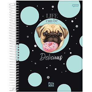 Caderno Life Can Be Delicious Pet Holic Jandaia
