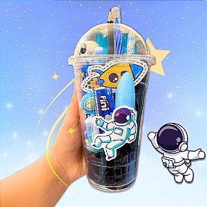 Milkpaper Astronauta Kit Papelaria Lofi Galaxy