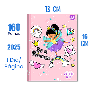Agenda 2025 Infantil Aluno Plus Be A Princess 160 Folhas