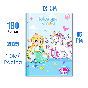 Agenda 2025 Infantil Aluno Plus Dreams 160 Folhas