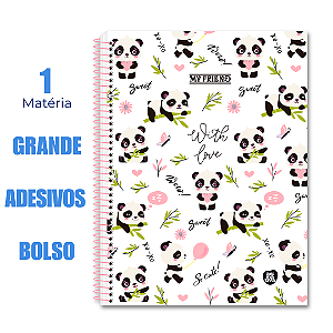 Caderno Universitário 80 Folhas My Friend With Love