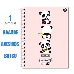 Caderno Universitário 80 Folhas My Friend Sweetest