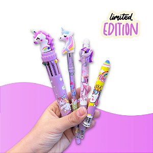 Mini Kit Papelaria Fofa Unicórnio | edição limitada