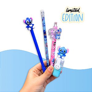 Mini Kit Papelaria Fofa Stitch | edição limitada