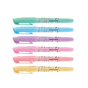 Marca Texto TRIS Flash Pastel 6 Cores