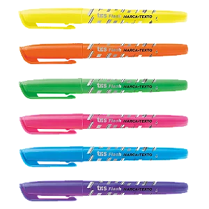 Marca Texto TRIS Flash Neon 6 Cores