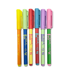 Marca texto Be Bold Perufmadas Fit 6 Cores