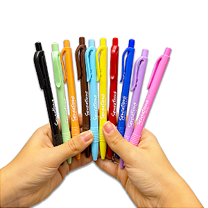 Caneta Click Perfumada Sensations 0.7 mm 10 Cores