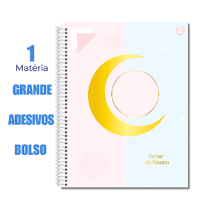 Planner Permanente Estudos Lua Animativa 84 Folhas