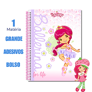 Caderno Colegial 1 Matéria Monranguinho Bailarina
