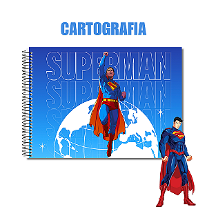 Caderno de Colorir 60 Folhas Superman Globo