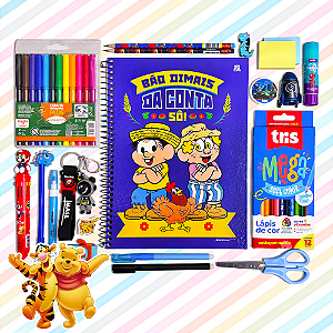 Kit Studies Menino Infantil com Caderno 1 Matéria