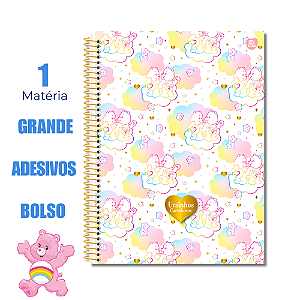 Caderno Universitário 1 Matéria Ursinhos Carinhosos Nuvem