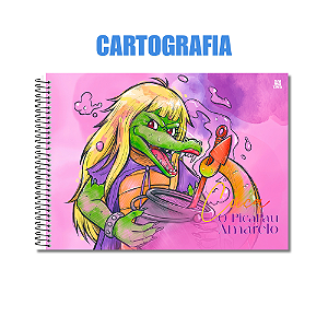 Caderno de Desenho PicaPau Amarelo Cuca