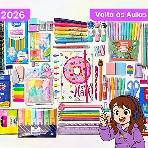 Kit Caderno de Disco Volta às Aulas