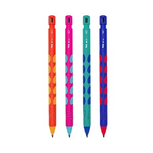 Lapiseira Dots 2.0 mm com Apotnador Corpo Emborrachado TRIS