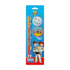Conjunto Lápis Borracha Apotandor Toy Story 5