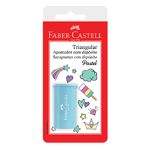 Apontador Triangular Pastel Faber-Castell Sortido