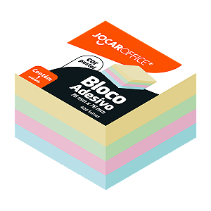 Conjunto Blocos Adesivos Pastel 4 Cores 400 Folhas